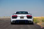 Audi R8 V10 on Blue Vossen Wheels (HC-1) 2017 года